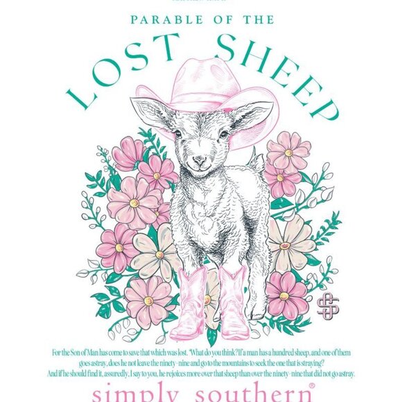 Lost Sheep Simply Southern Long Sleeve Tee - Picture 2 of 4
